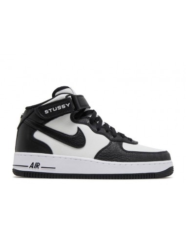 Nike Air Force 1 Mid Stussy Light Bone Black 50% de réduction en Octobre 2024