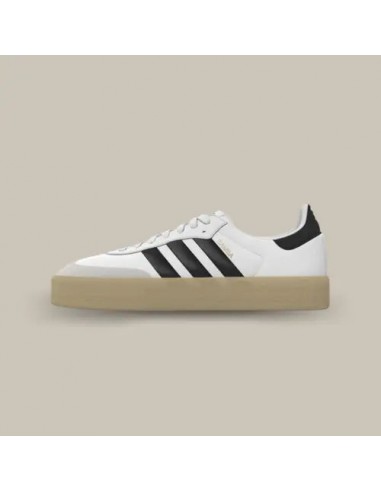 Adidas Sambae White Black Gum pas cher