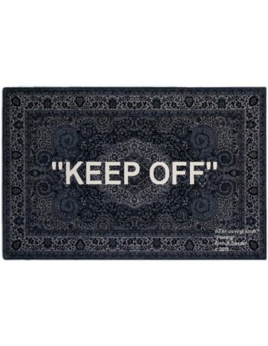 Virgil Abloh x IKEA  KEEP OFF  Rug 200x300 CM Grey/White en linge