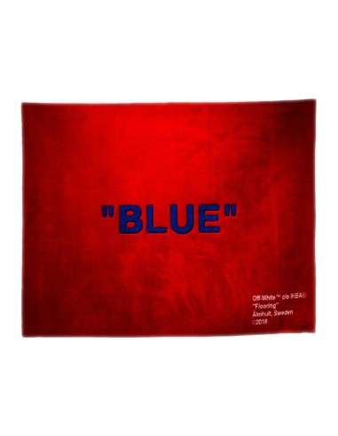 Virgil Abloh x IKEA  BLUE  Rug 250x200 CM Red/Blue 50-70% off 