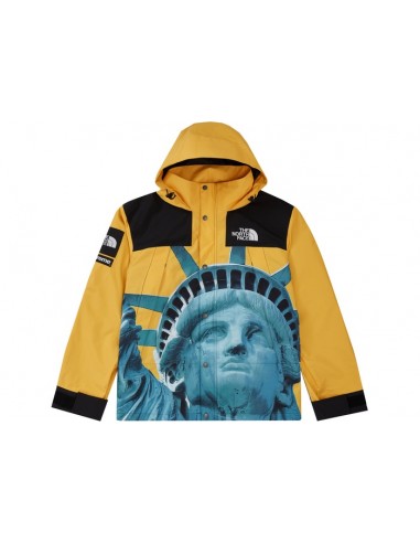 Supreme The North Face Statue of Liberty Mountain Jacket Yellow Pour