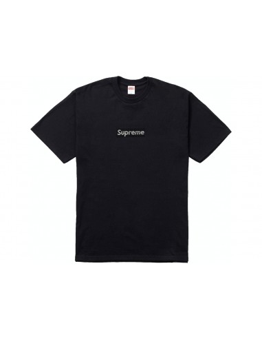 Supreme Swarovski Box Logo Tee Black Vous souhaitez 