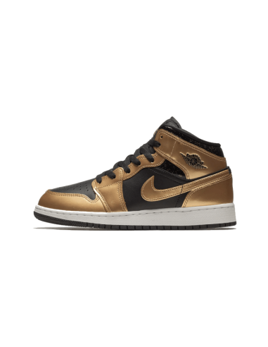 Air Jordan 1 Mid Metallic Gold livraison et retour toujours gratuits