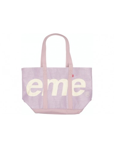 Supreme Raffia Tote Purple le des métaux précieux