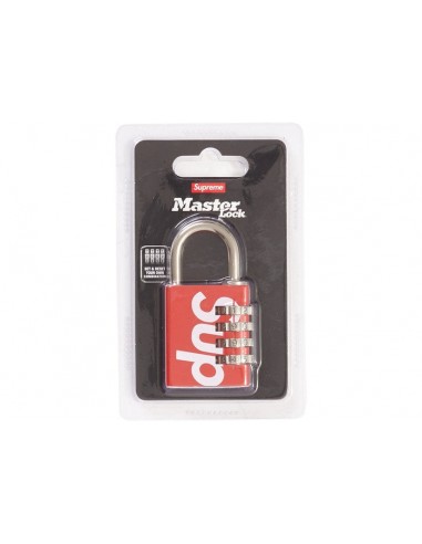 Supreme Masterlock Numeric Lock Red de France