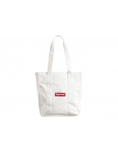 Supreme Canvas Tote White Véritable concentré