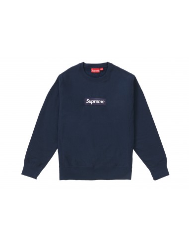 Supreme Box Logo Crewneck (FW18) Navy Le MVP de beaucoup