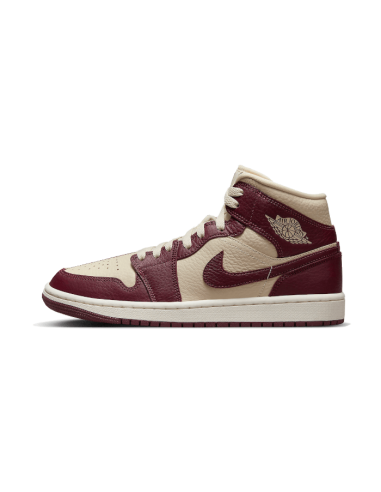 Air Jordan 1 Mid Split Beach Cherrywood Red de France