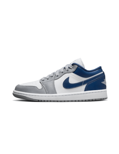 Air Jordan 1 Low White Grey Blue basket pas cher