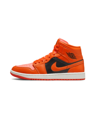 Air Jordan 1 Mid Orange Black online