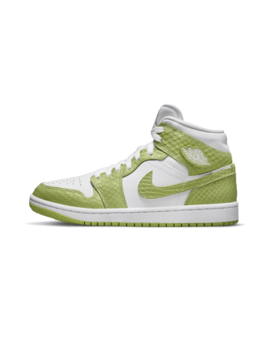 Air Jordan 1 Mid Green Python la livraison gratuite