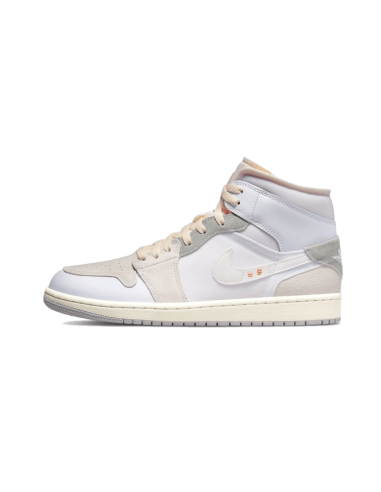 Air Jordan 1 Mid SE Craft Inside Out White Grey de l' environnement