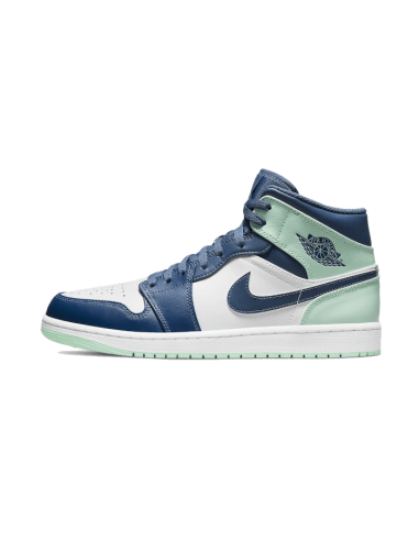 Air Jordan 1 Mid Mystic Navy Mint Foam français