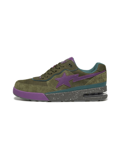 Bape Road Sta Dark Green Suede de votre