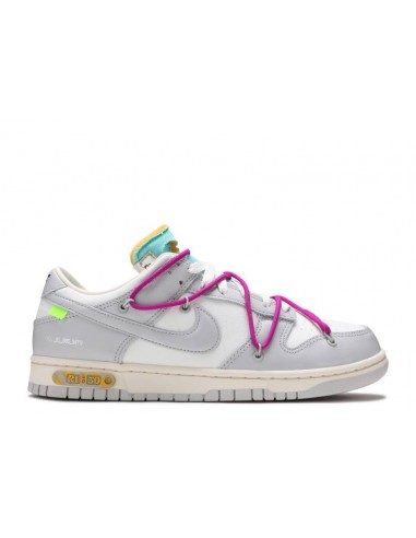 Nike Dunk Low Off-White Lot 21 brillant des détails fins