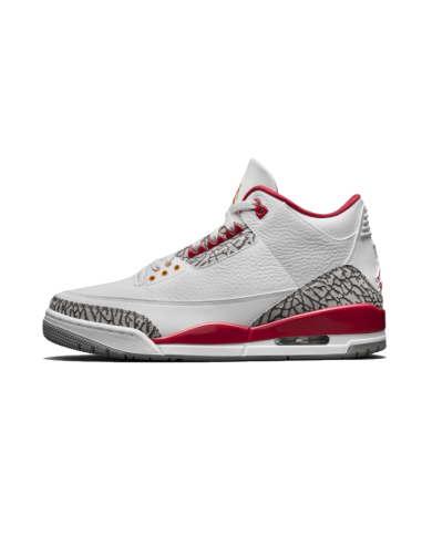 Air Jordan 3 Retro Cardinal Red est présent 