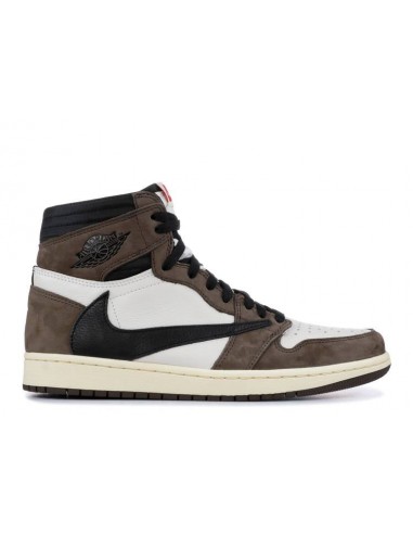 Jordan 1 Retro High Travis Scott brillant des détails fins