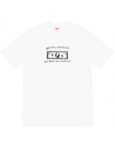 Supreme Spend It Tee White hantent personnes